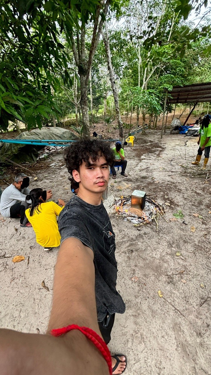 With the Orang Asli community during the HYGR CSR program